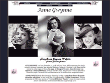 Tablet Screenshot of annegwynne.com